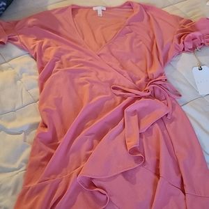 Nordstorm dress Leith size Large wrap dress/tunic